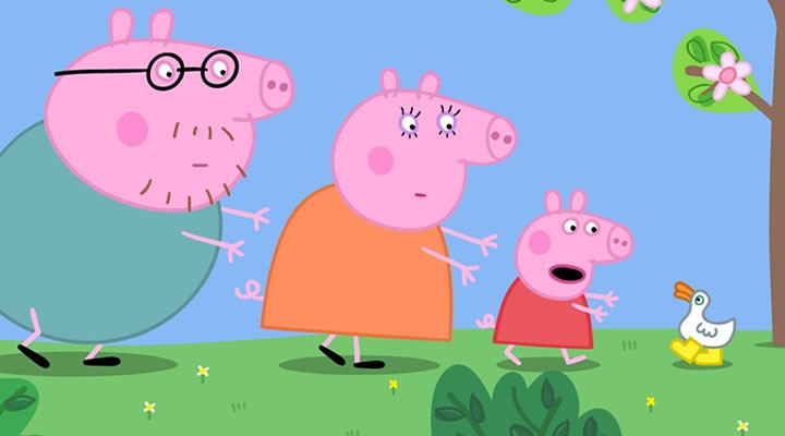 Peppa pig store botas de ouro